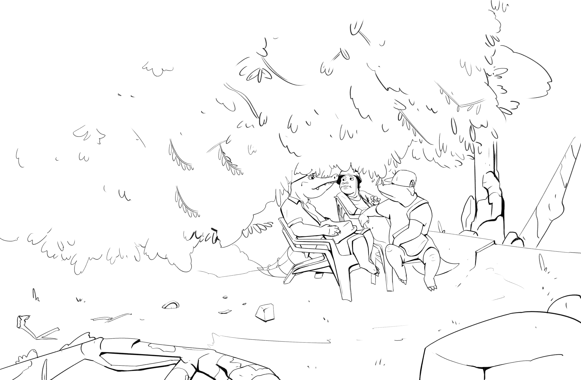 cocodrilos en verano layout